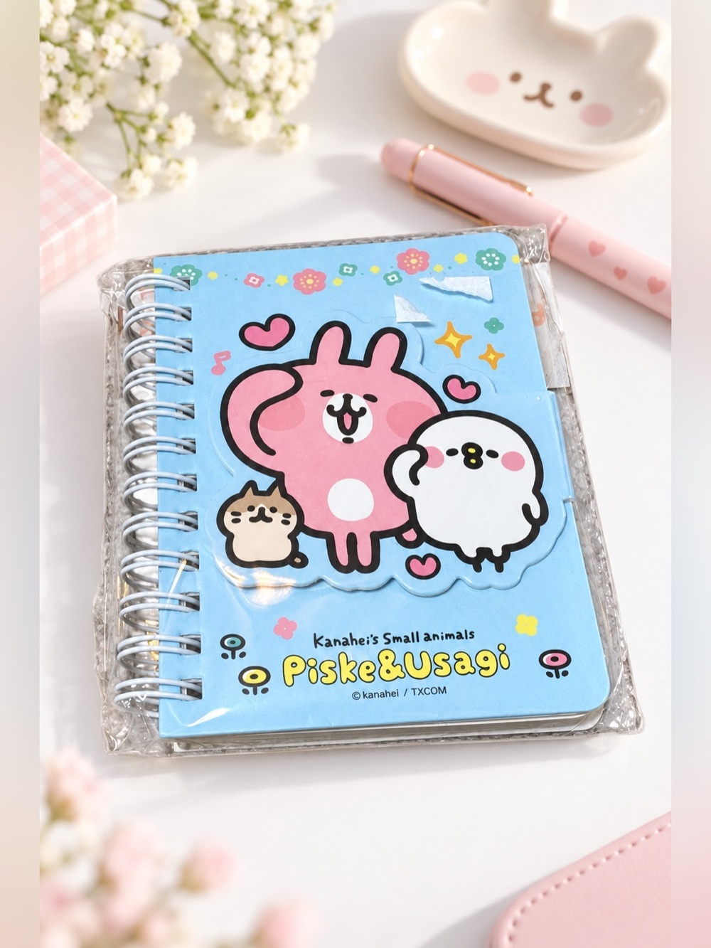 Kanahei Piske & Usagi Mini Spiral Notebook Japanese Kawaii NWT